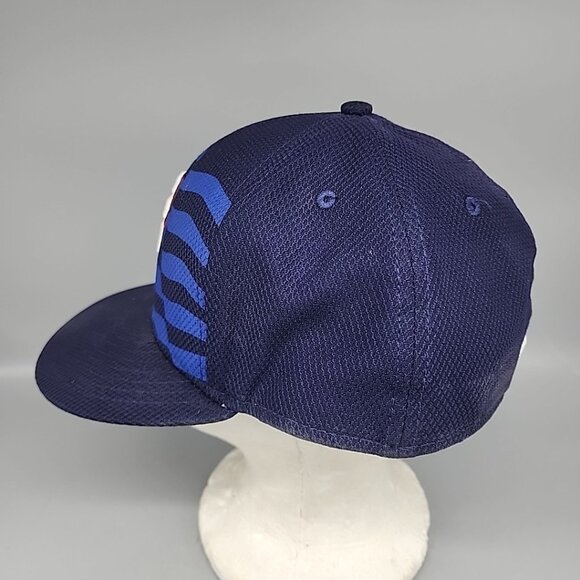 San Francisco Giants Hat Cap Mens Fitted 7 1/2 New Era American Flag 4th Of July - Picture 2 of 6